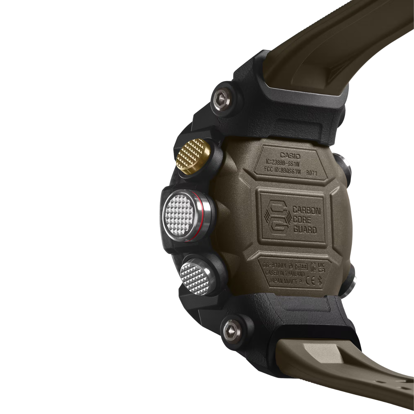 Reloj Análogo Digital Deportivo Master of G Mudmaster Negro de Hombre