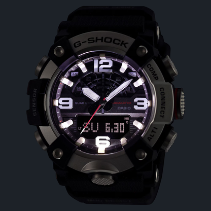 Reloj Análogo Digital Deportivo Master of G Mudmaster Negro de Hombre