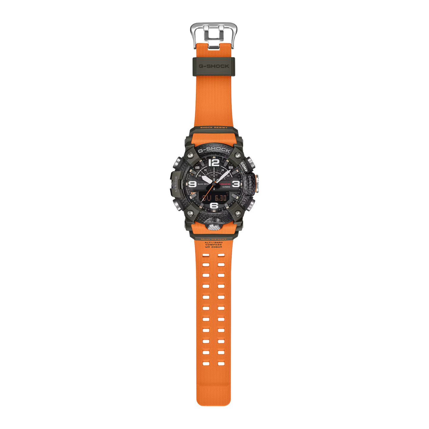 Reloj Análogo Digital Deportivo Master of G Mudmaster Negro de Hombre