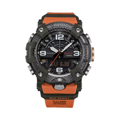 Reloj Análogo Digital Deportivo Master of G Mudmaster Negro de Hombre