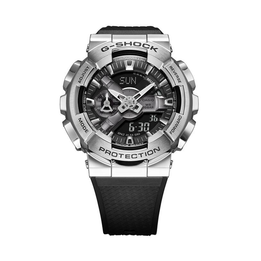 Reloj Análogo Digital Deportivo Plateado de Hombre Serie G-Steel