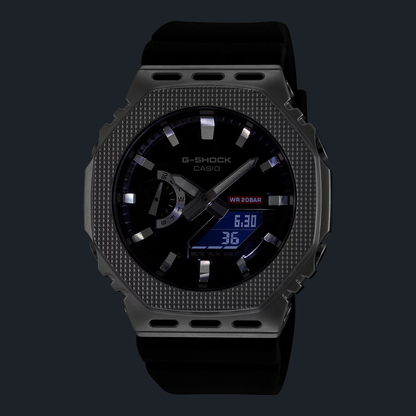 Reloj Digital Casual Negro de Hombre