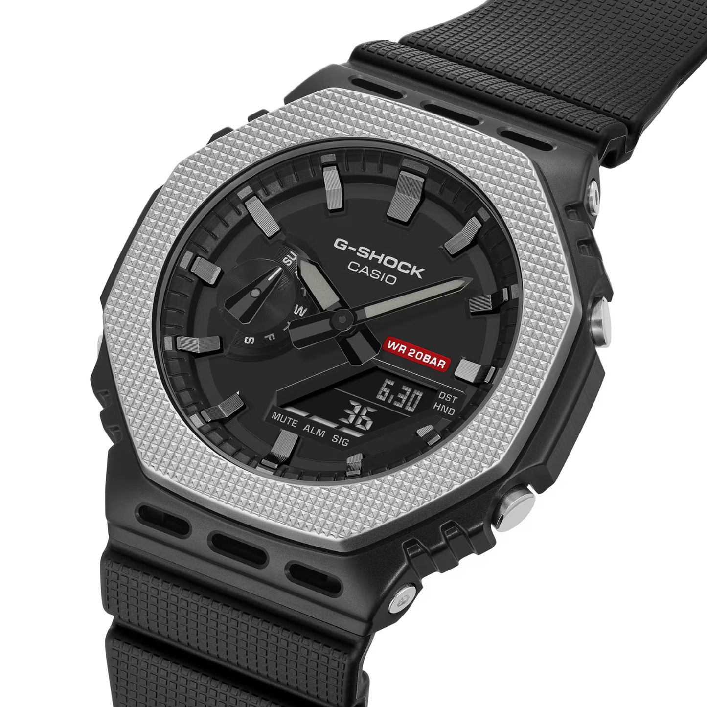 Reloj Digital Casual Negro de Hombre