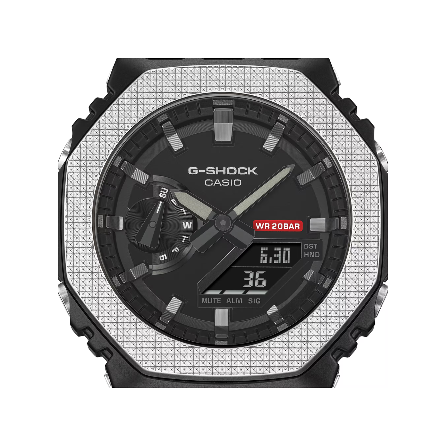 Reloj Digital Casual Negro de Hombre