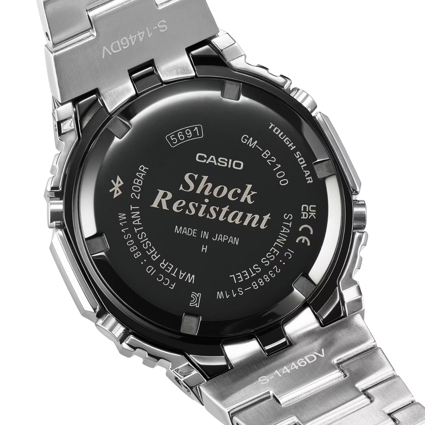 Reloj Análogo Digital Casual Plateado de Hombre