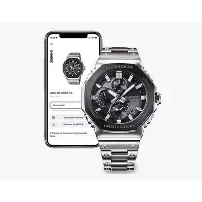 Reloj Análogo Casual Plateado de Hombre