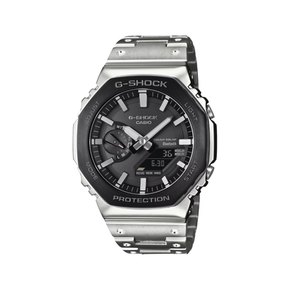 Reloj Análogo Digital Casual Plateado de Hombre