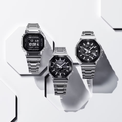 Reloj Análogo Casual Plateado de Hombre