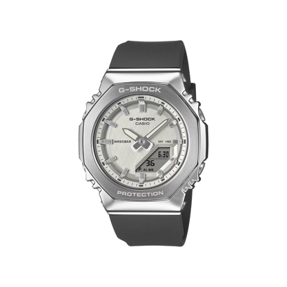 Reloj Análogo Digital Casual Plateado de Mujer