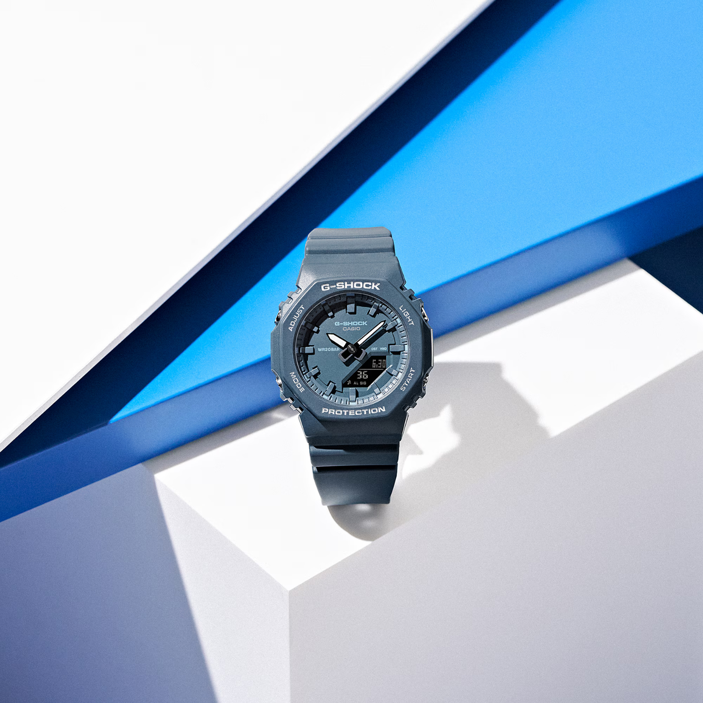 Reloj Análogo Digital Casual Azul Marino de Mujer