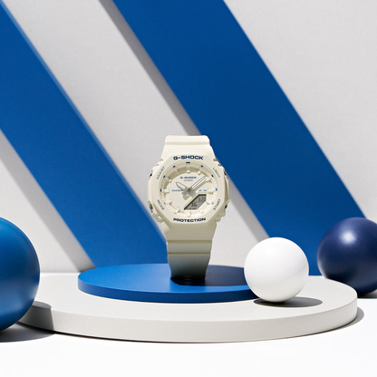 Reloj Análogo Digital Casual Blanco de Mujer