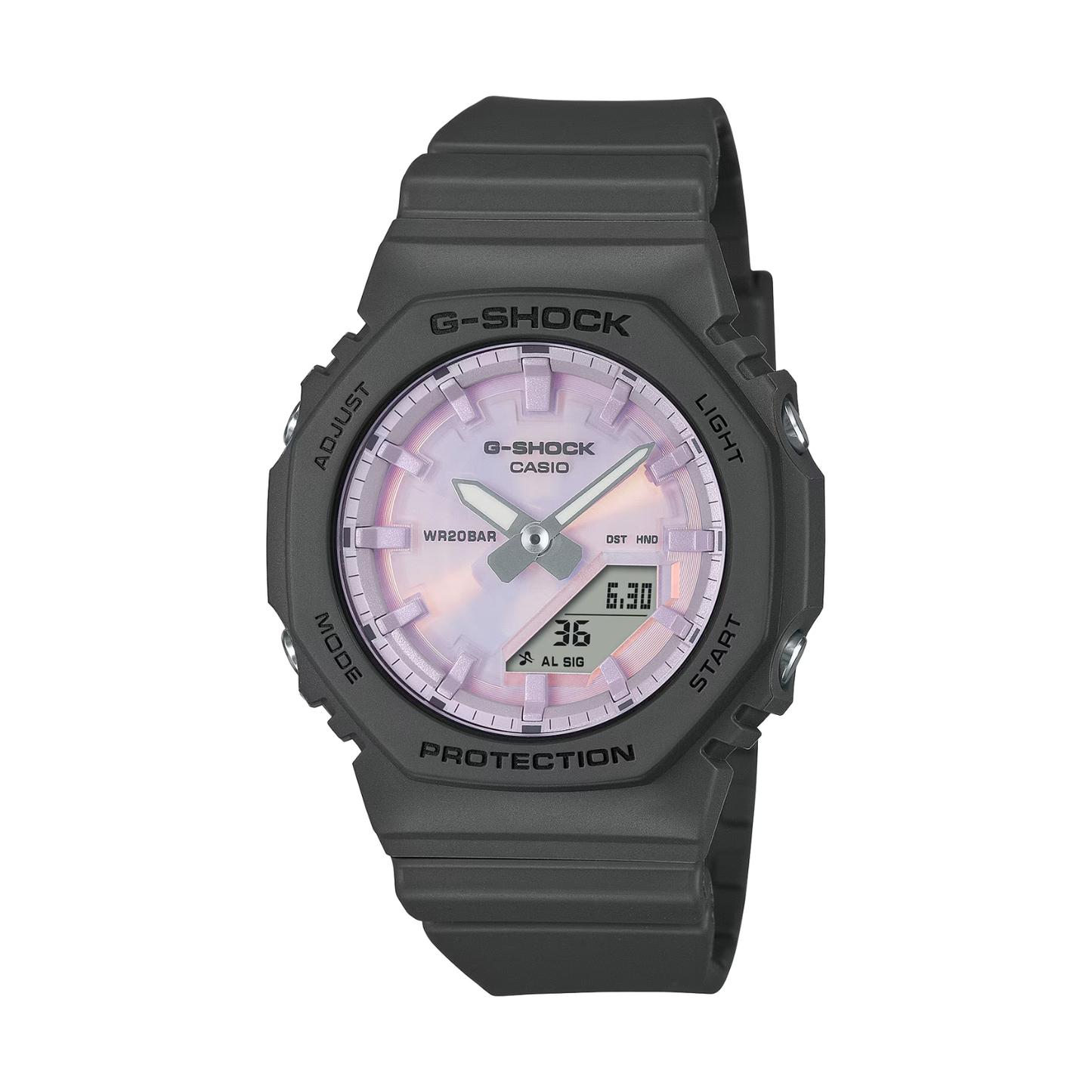 Reloj Análogo Digital Casual Negro de Mujer