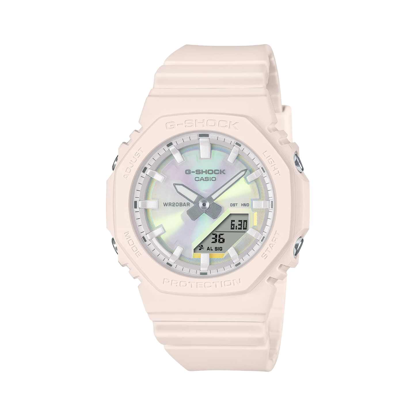 Reloj Análogo Digital Casual Rosado de Mujer