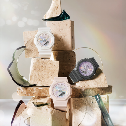 Reloj Análogo Digital Casual Blanco de Mujer