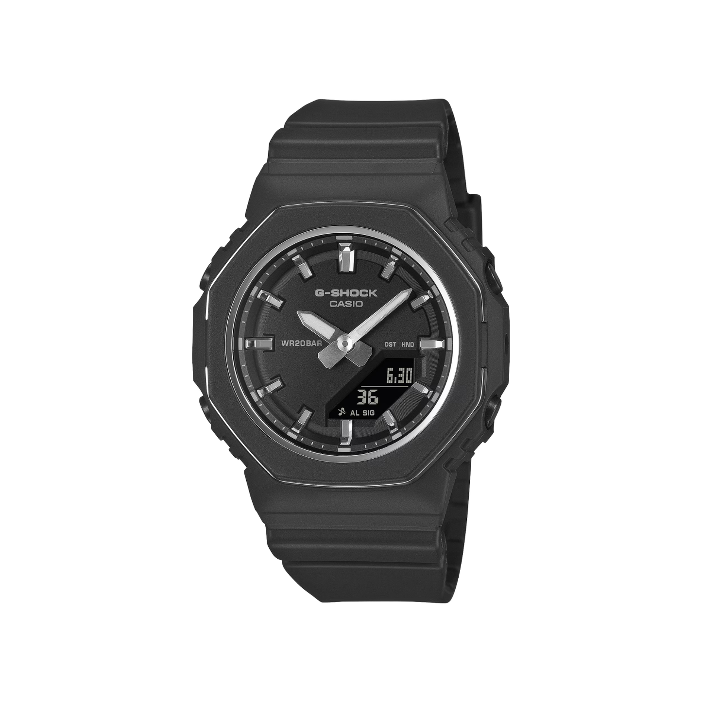 Reloj Análogo Digital Casual Negro de Mujer