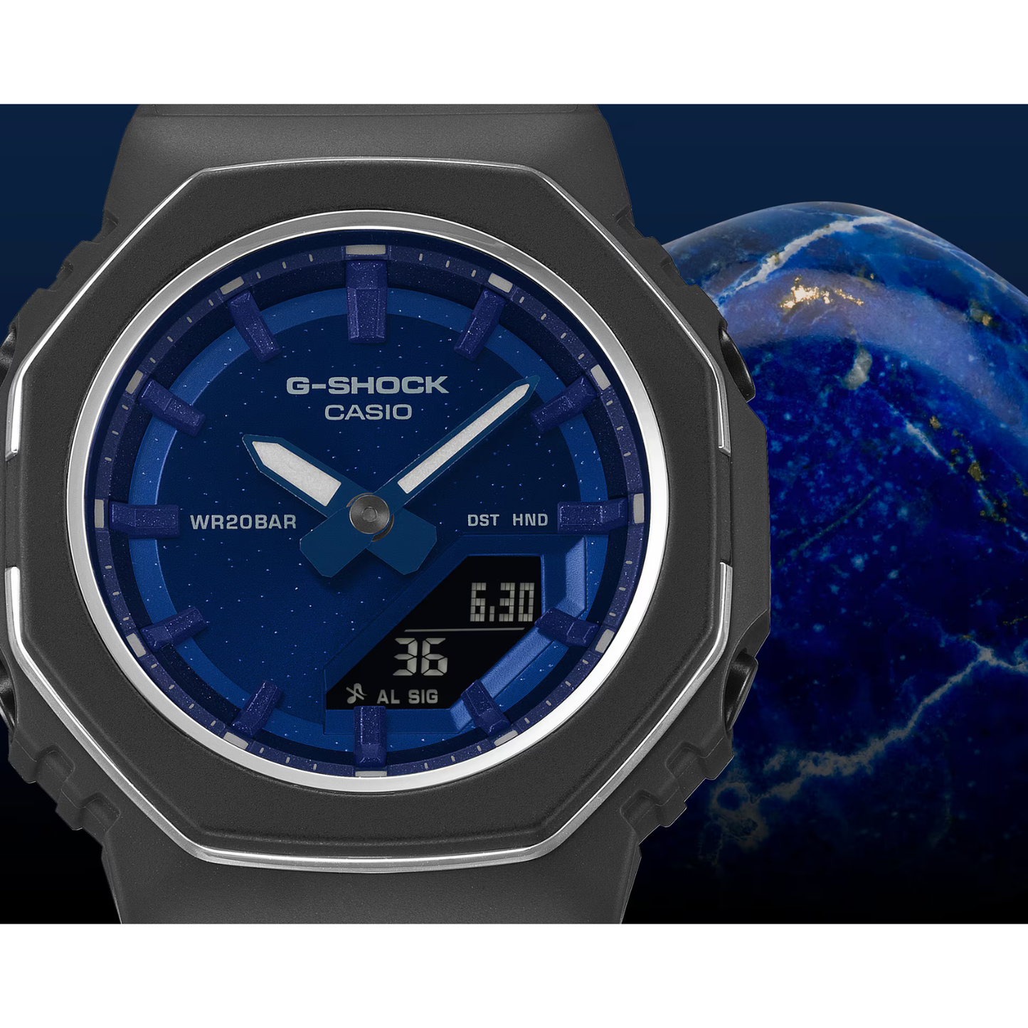 Reloj Análogo Digital Casual Negro de Mujer