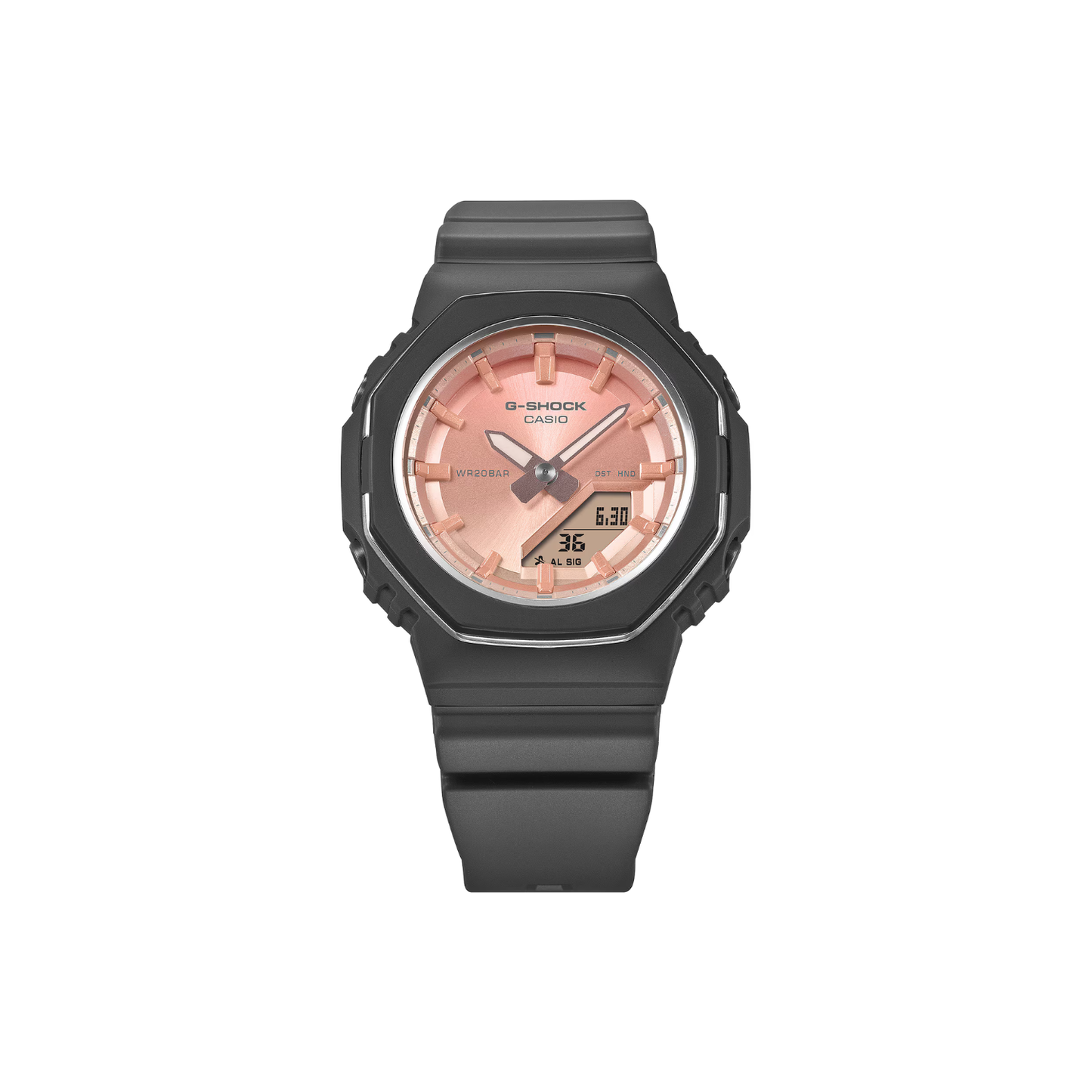 Reloj Análogo Digital Casual Negro de Mujer