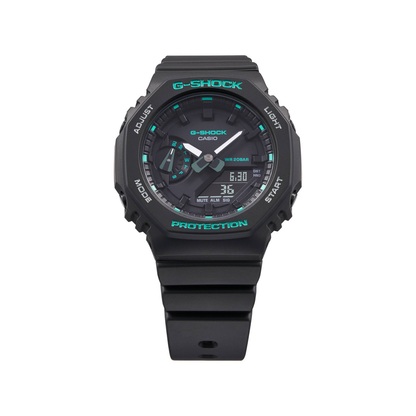 Reloj Análogo Digital Casual Negro de Mujer