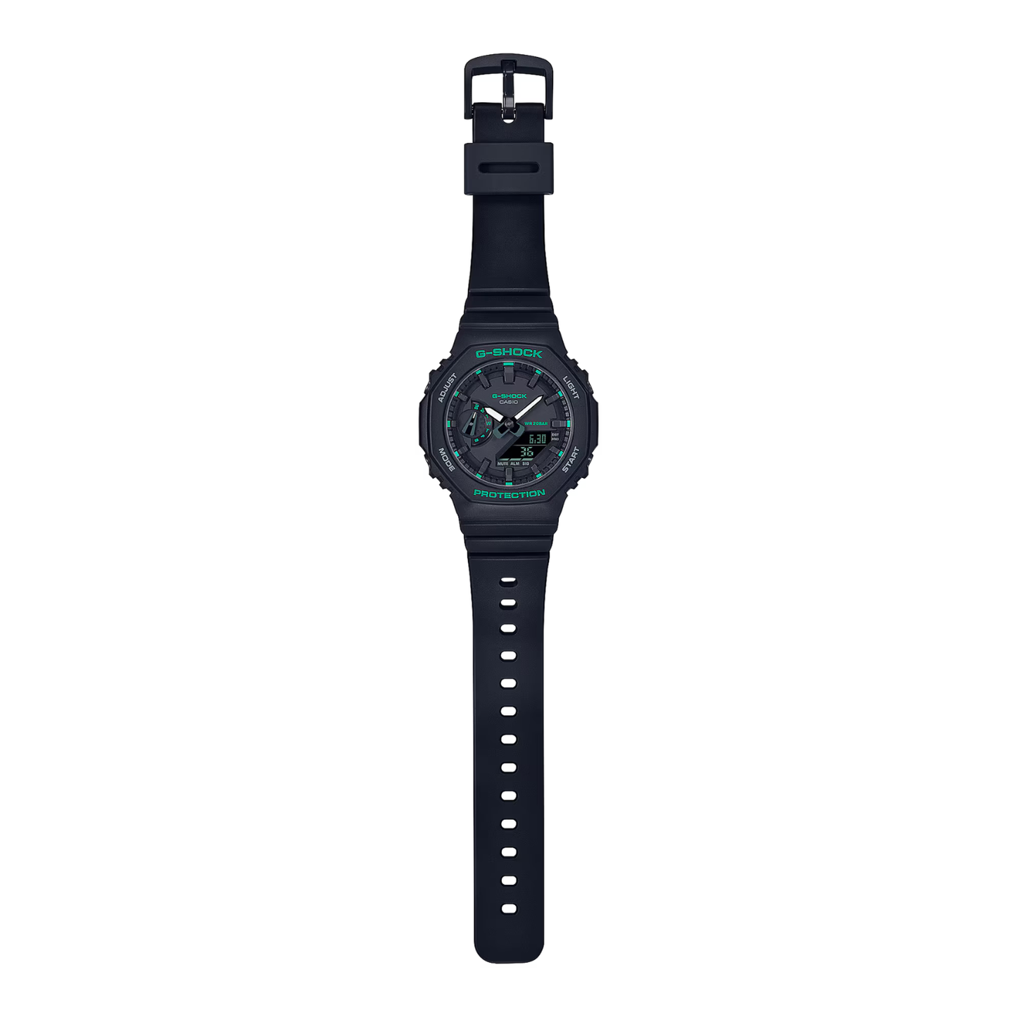 Reloj Análogo Digital Casual Negro de Mujer