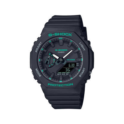 Reloj Análogo Digital Casual Negro de Mujer