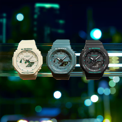 Reloj Análogo Digital Casual Crema de Mujer