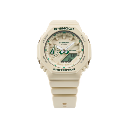 Reloj Análogo Digital Casual Crema de Mujer
