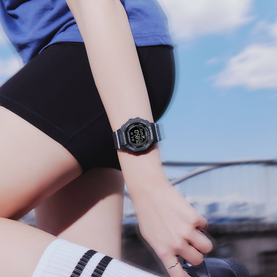 Reloj Digital Sport Bluetooth Negro de Mujer