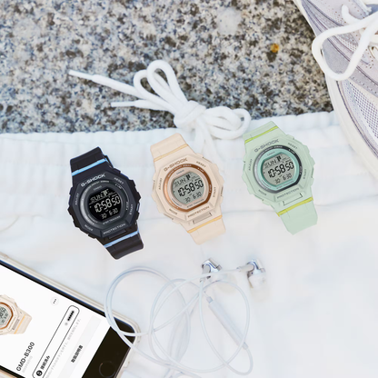 Reloj Digital Deportivo Beige de Mujer
