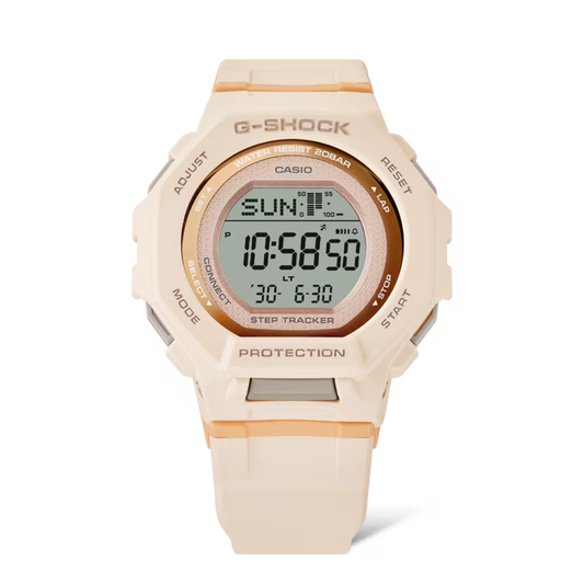 Reloj Digital Deportivo Beige de Mujer