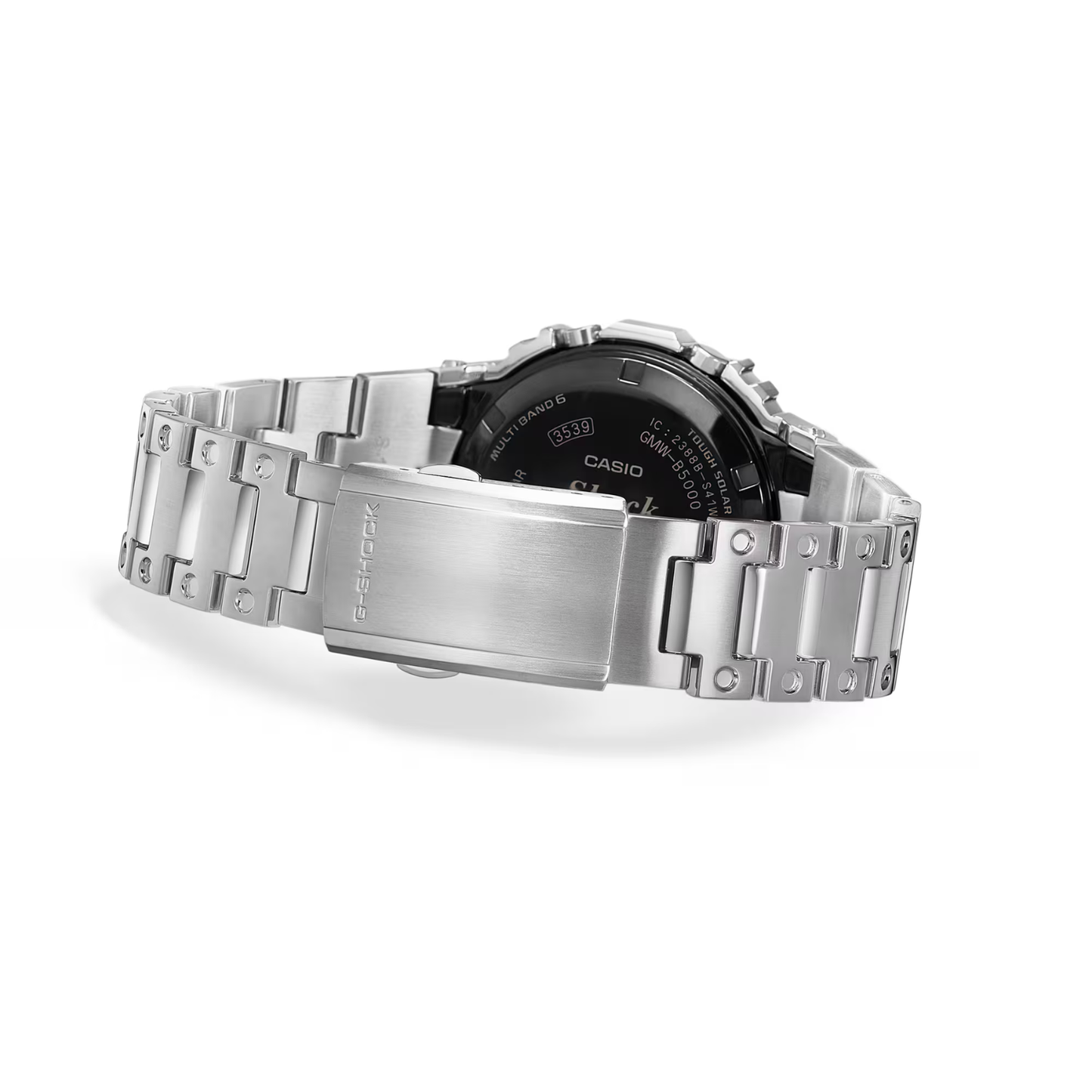 Reloj Digital Casual Tough Solar Plateado de Hombre
