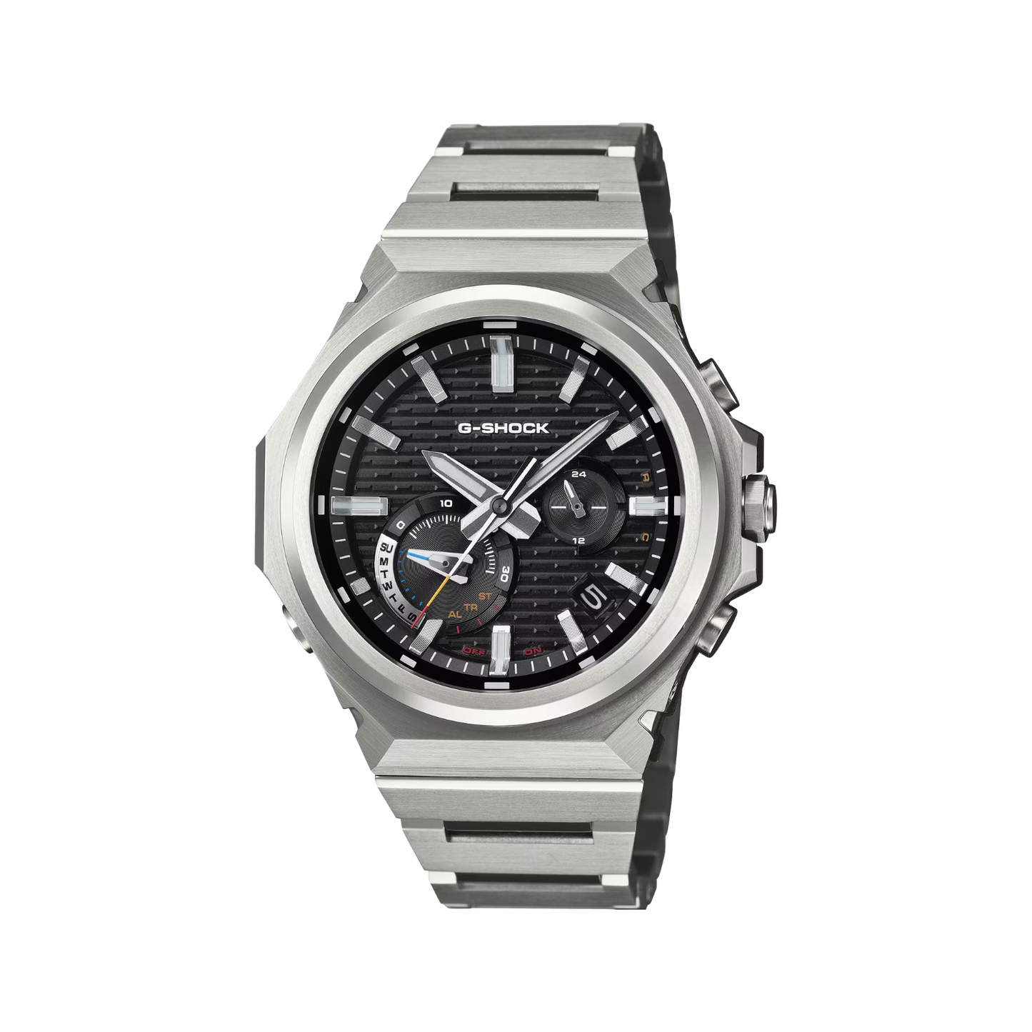 Reloj Análogo Casual Plateado de Hombre