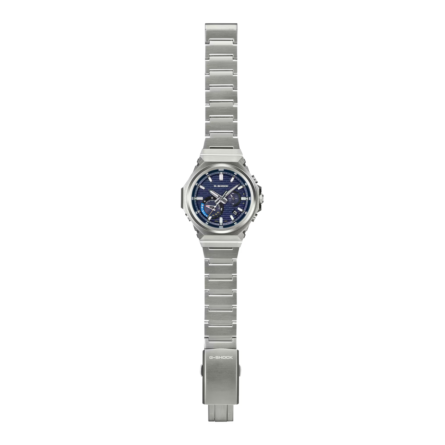 Reloj Análogo Casual Plateado de Hombre