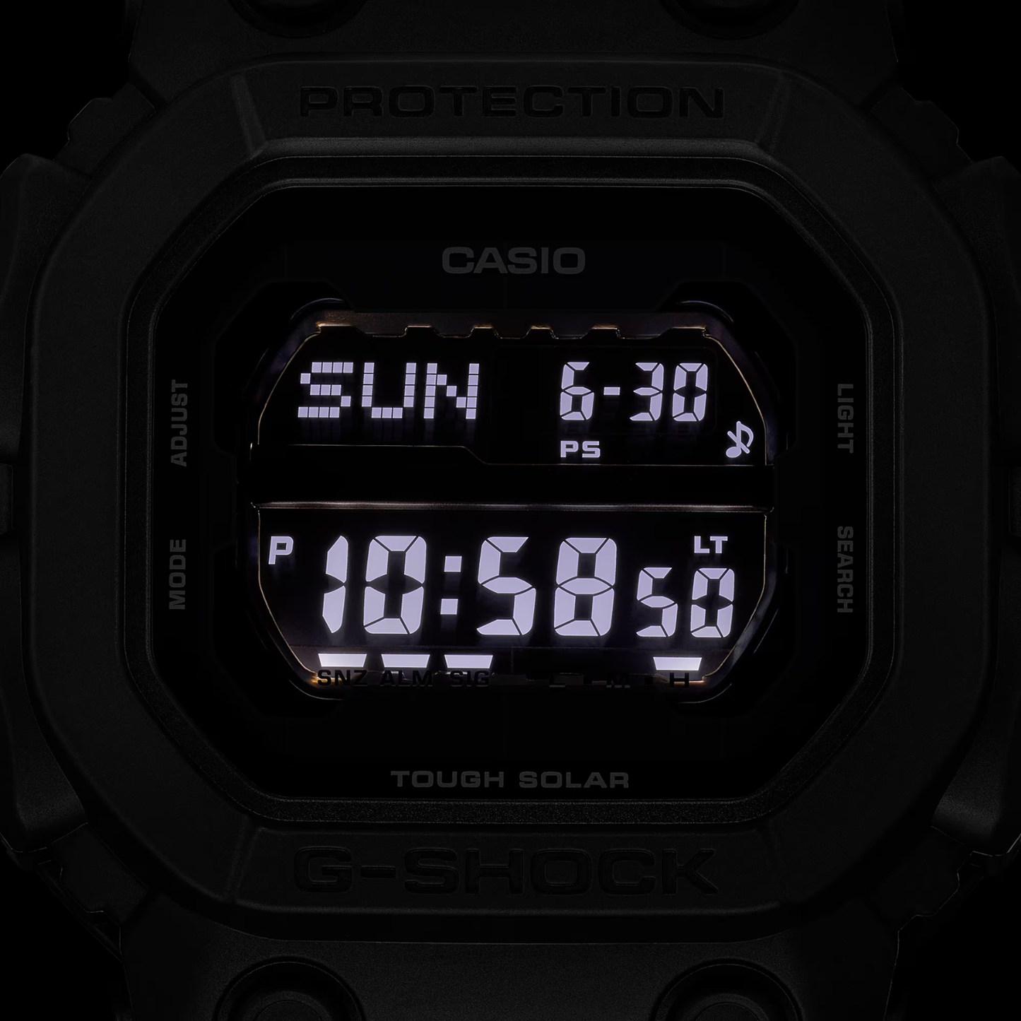 Reloj Deportivo Negro de Hombre