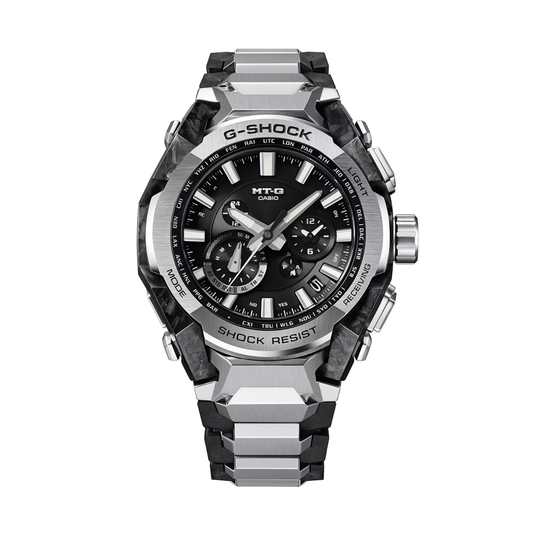 Reloj Análogo Casual Plateado de Hombre