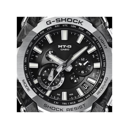 Reloj Análogo Casual Plateado de Hombre