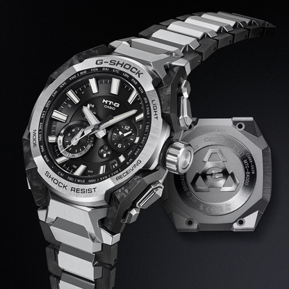 Reloj Análogo Casual Plateado de Hombre
