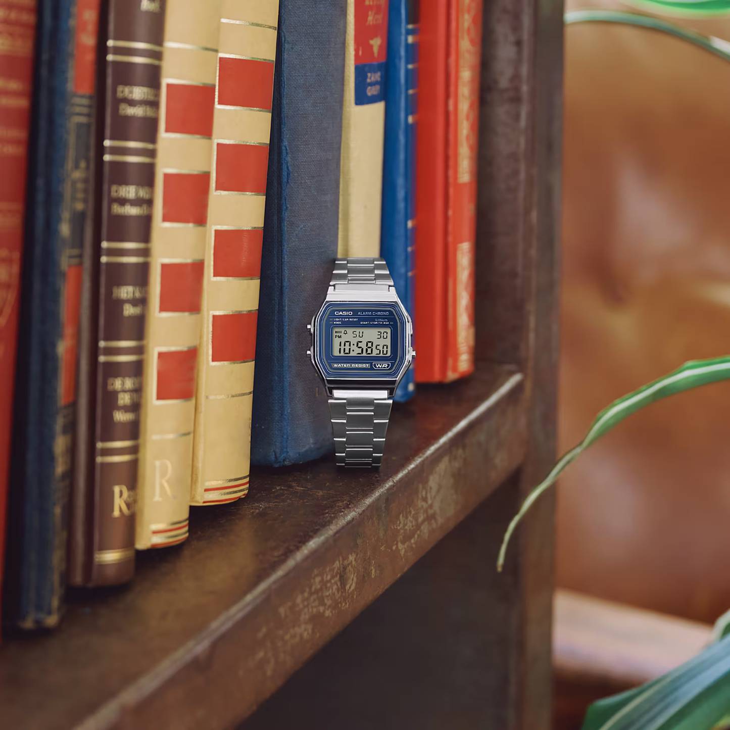 Reloj Digital Vintage Plateado Unisex