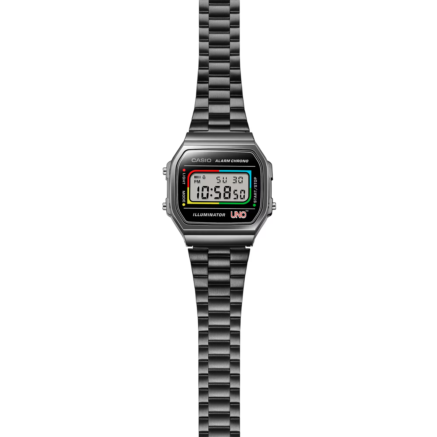 Reloj Digital Vintage Gris Unisex Edición Limitada de UNO™