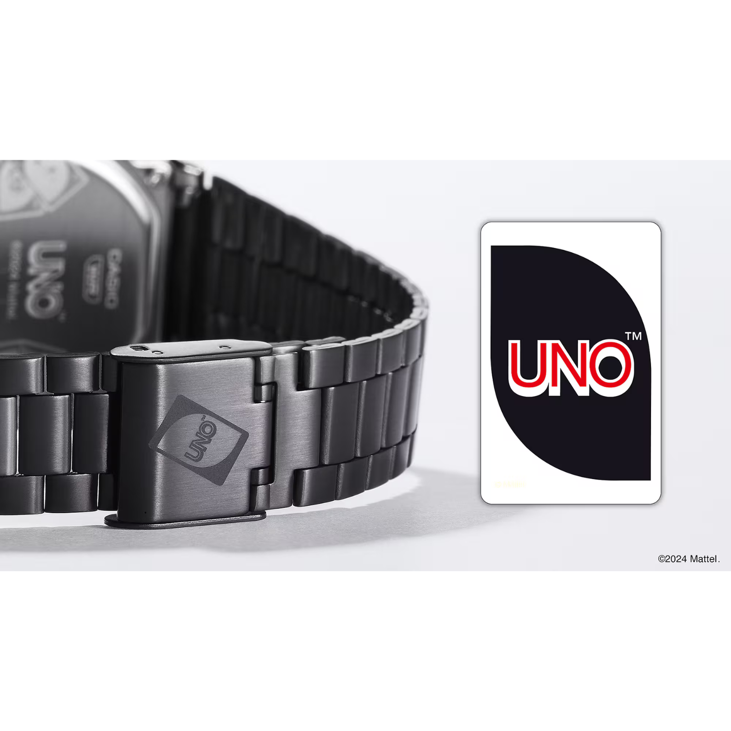 Reloj Digital Vintage Gris Unisex Edición Limitada de UNO™