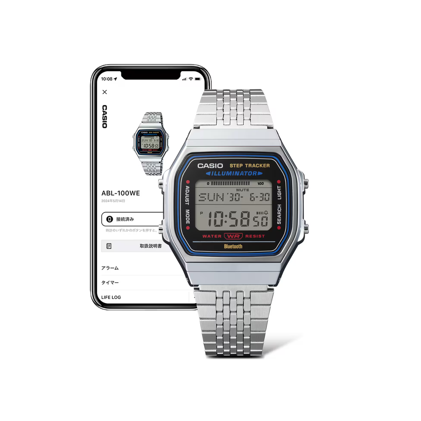 Reloj Digital Vintage de Mujer Serie Bluetooth