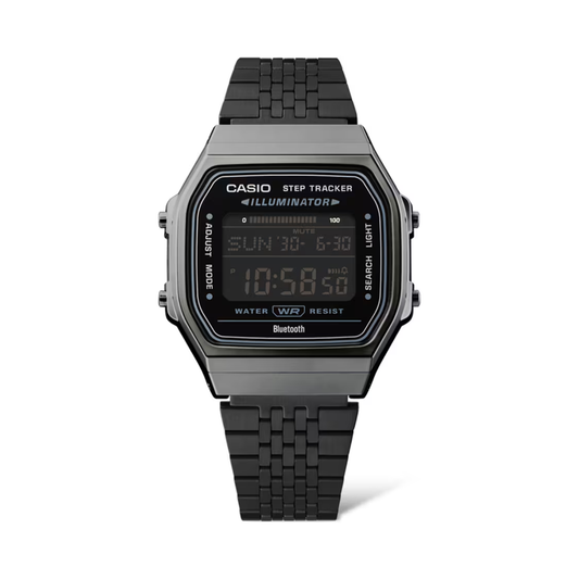 Reloj Digital Vintage Iconic Bluetooth Negro de Hombre
