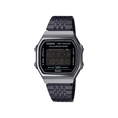 Reloj Digital Vintage Iconic Bluetooth Negro de Hombre