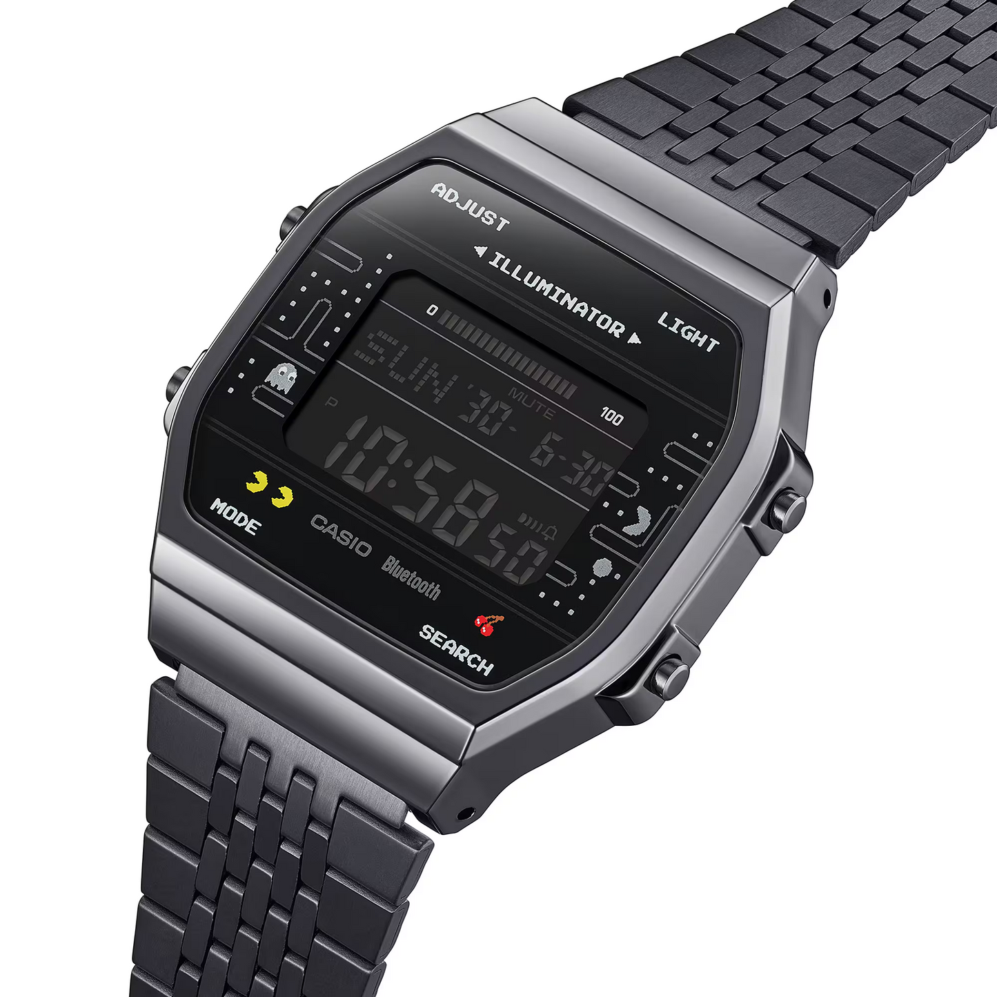 Reloj Digital Vintage Colaboracion PAC-MAN Negro Juvenil de Hombre