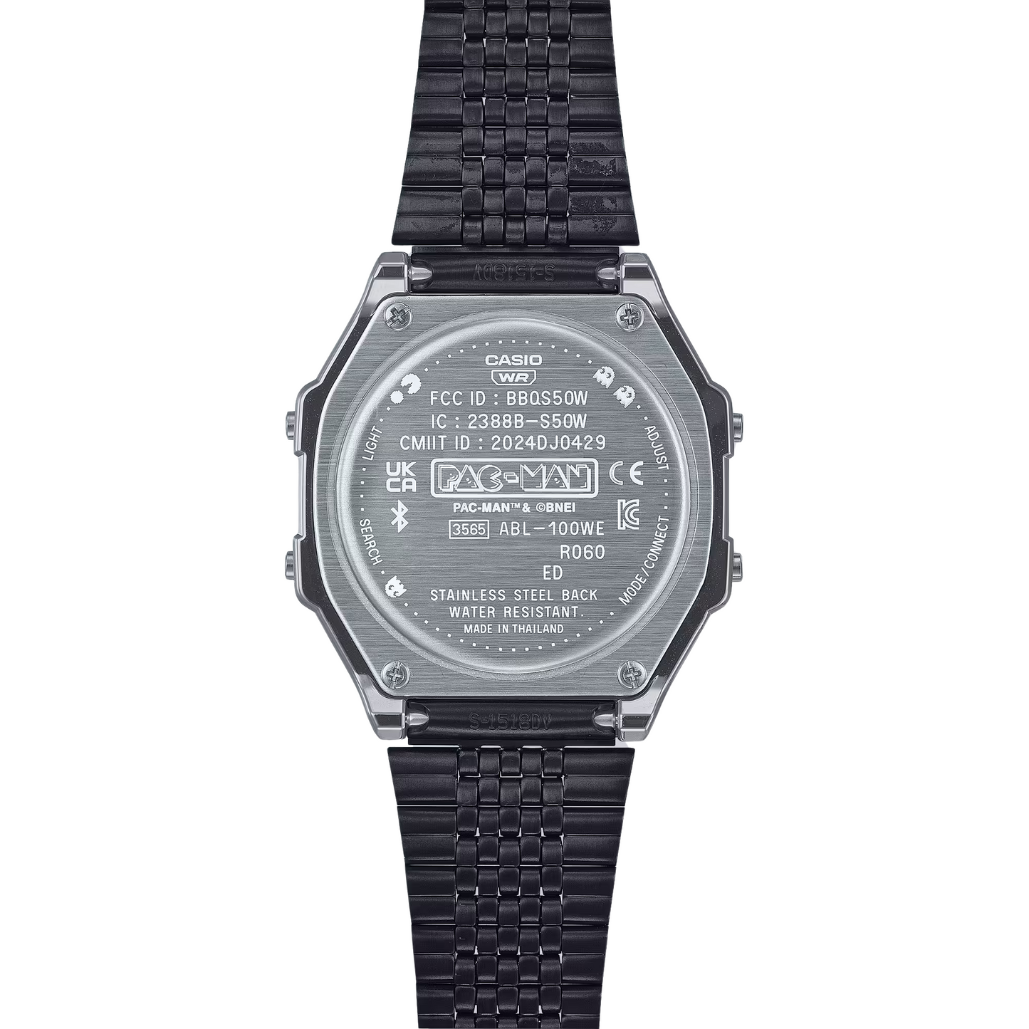 Reloj Digital Vintage Colaboracion PAC-MAN Negro Juvenil de Hombre