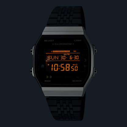 Reloj Digital Vintage Colaboracion PAC-MAN Negro Juvenil de Hombre