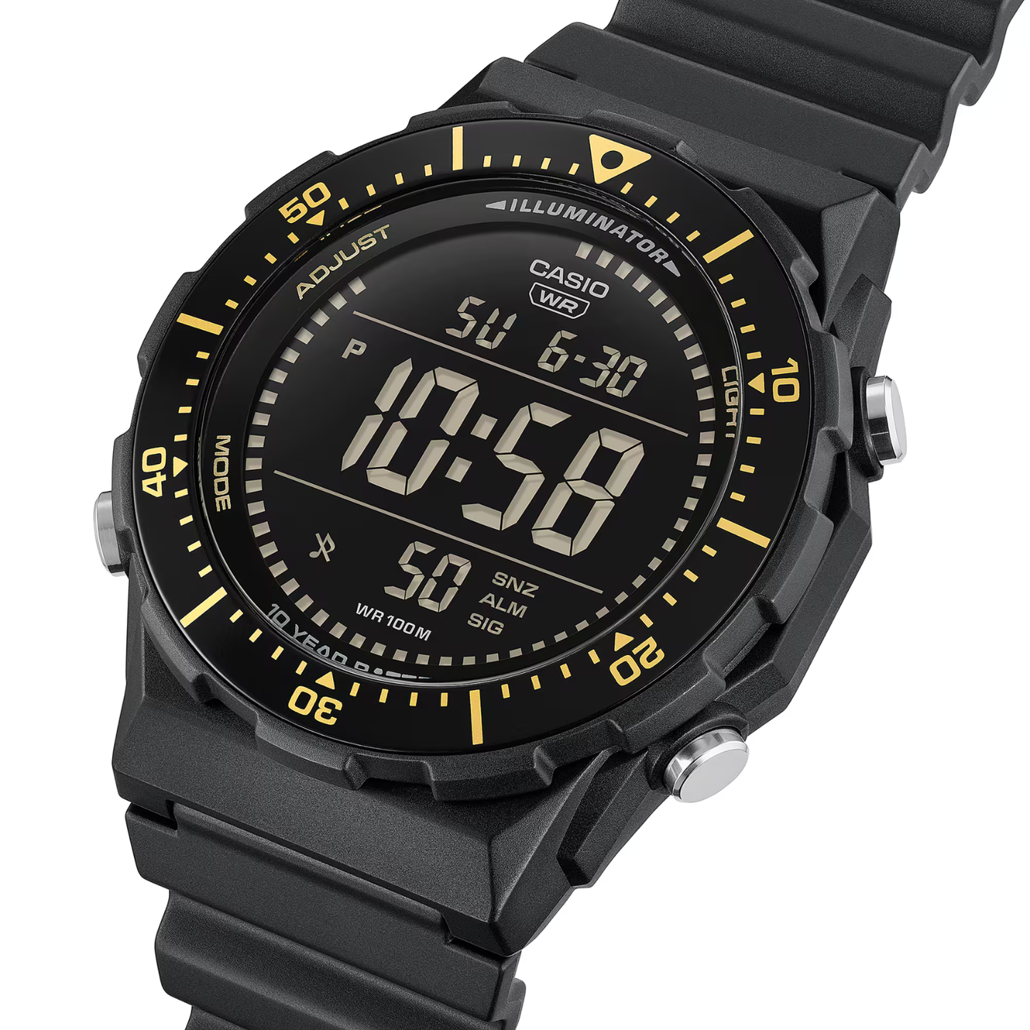 Reloj Digital Deportivo Negro de Hombre