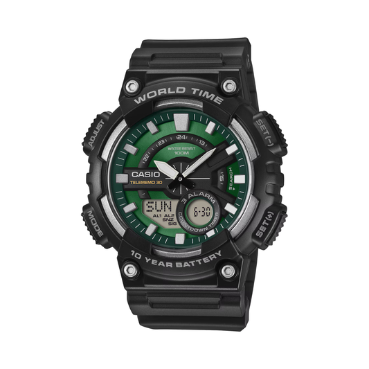 Reloj Análogo Digital Deportivo Negro de Hombre
