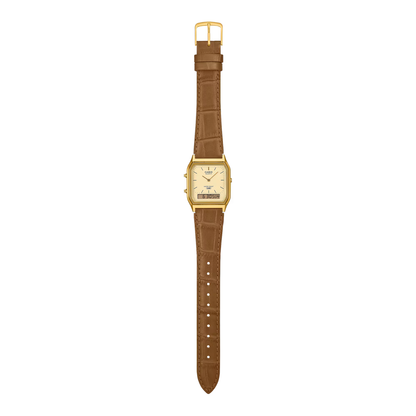 Reloj Análogo Digital Vintage Dorado Unisex – Relojín Panamá