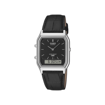 Reloj Análogo Digital Vintage Plateado Unisex