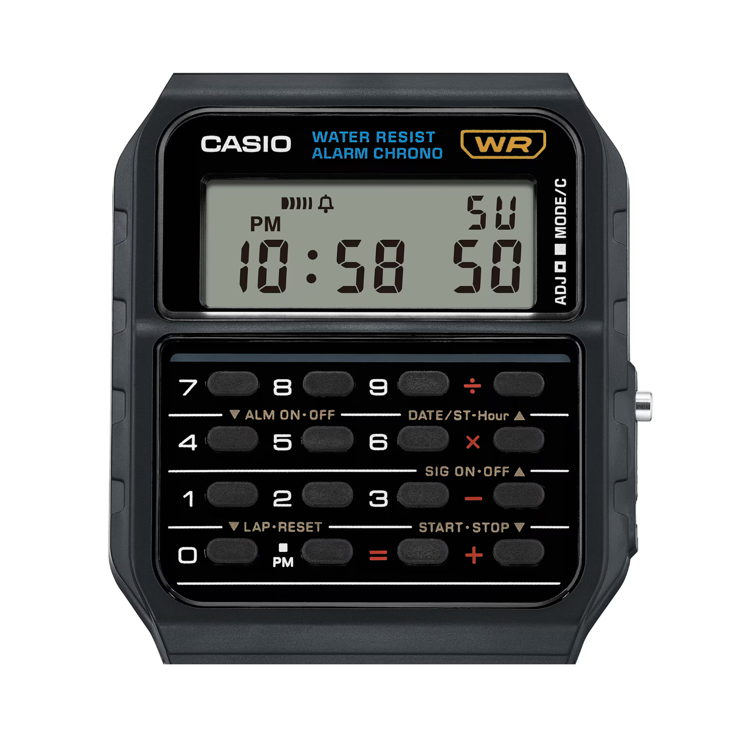 Reloj Digital Casual Negro Unisex